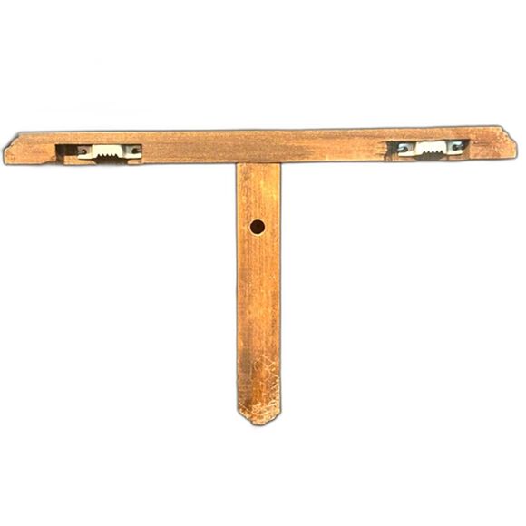 VTG Oak Wood Wall Hanging Knick Knack Display Shelf 12" x 8" - Picture 4 of 4